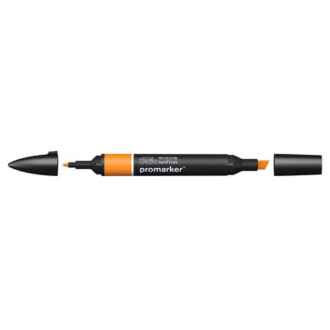 Pennarelli Winsor&Newton Promarker doppia punta fine-larga - pumpkin O467 - 0203225